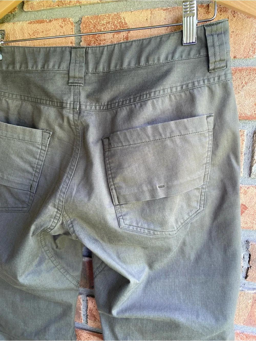 Arc'teryx A2B Commuter Pants Cotton Blend Khaki Olive Green Men's 32 Waist